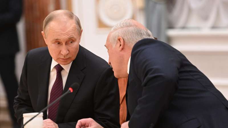 Лукашенко и Путин обсудили вопросы двустороннего сотрудничества и международную тематику