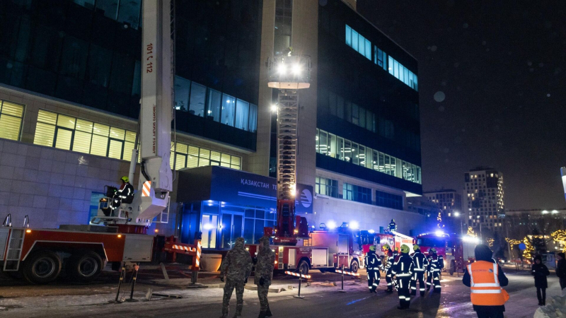 3 600 человек эвакуировали из здания КТЖ во время масштабного учения в Астане