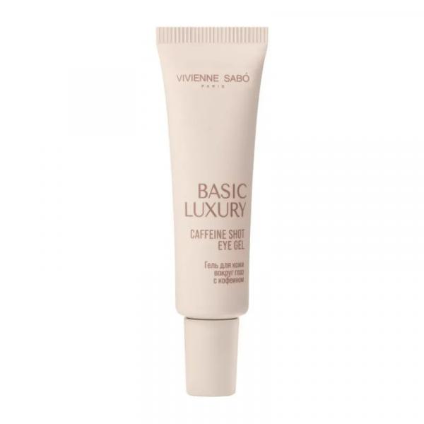 Гель для кожи вокруг глаз с кофеином Vivienne Sabo Basic Luxury, 20 мл