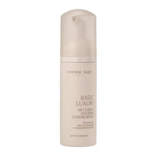 Мусс для умывания с гиалуроновой кислотой Vivienne Sabo Basic Luxury, 150 мл