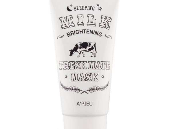 Ночная маска для лица `A`PIEU` FRESH MATE MASK выравнивающая тон кожи с молочными протеинами 50 мл