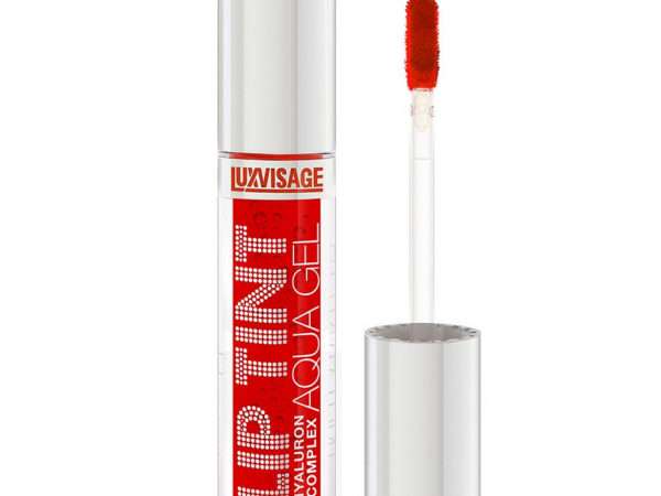 Тинт для губ `LUXVISAGE` LIP TINT AQUA GEL HYALURON COMPLEX тон 02 с гиалуроновым комплексом