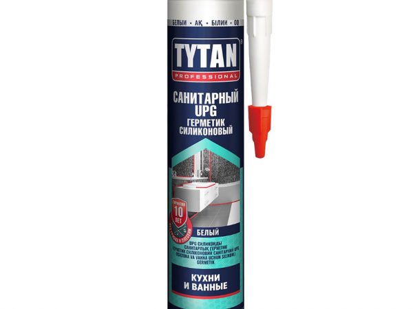 Герметик силиконовый санитарный Tytan UPG белый 280 мл