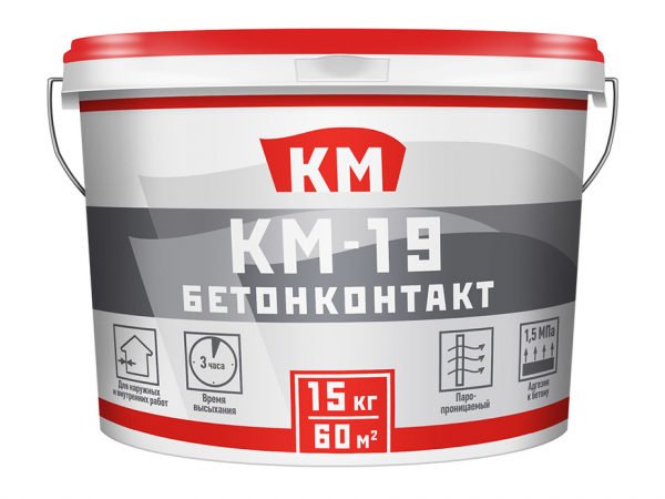 Грунт бетонконтакт КМ -19 15 кг