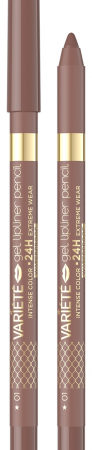 Eveline Variete Gel Lipliner Pencil Водостойкий гелевый карандаш для губ | 01